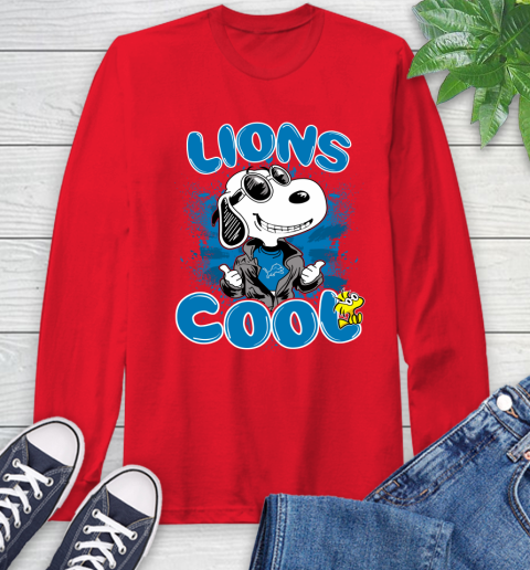 NFL Football Detroit Lions Cool Snoopy Shirt Long Sleeve T-Shirt 12