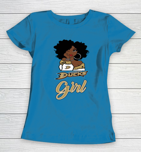 Anaheim Ducks Girl NHL Women's T-Shirt 8