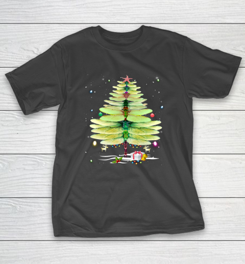 Dragonfly Christmas Tree Lover Gift Xmax T-Shirt