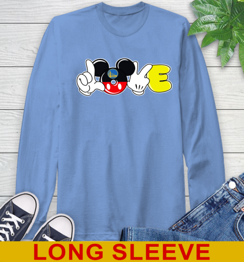 Golden State Warriors NBA Basketball Love Mickey Disney Sports Long Sleeve T-Shirt 11
