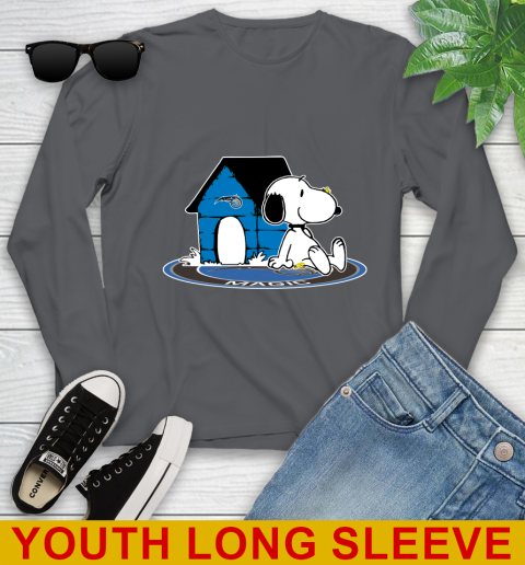 NBA Basketball Orlando Magic Snoopy The Peanuts Movie Shirt Youth Long Sleeve 9