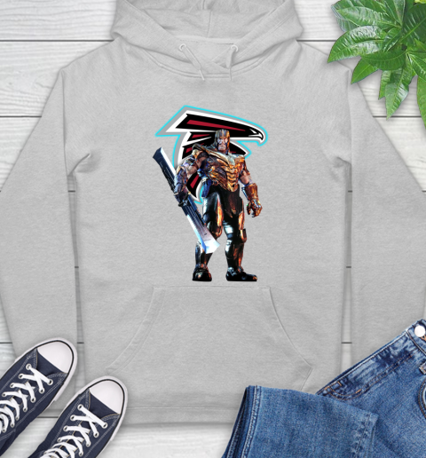 NFL Thanos Gauntlet Avengers Endgame Football Atlanta Falcons Hoodie 6