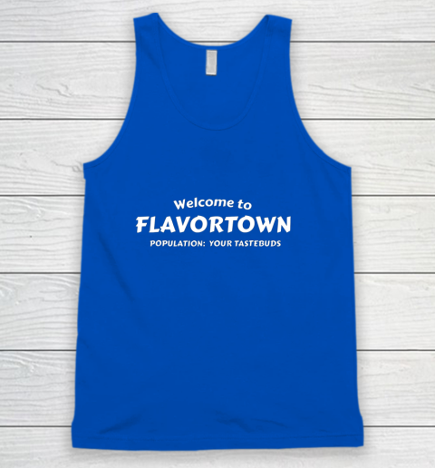 Flavortown Population American Food Gift Taste Buds Tank Top 4