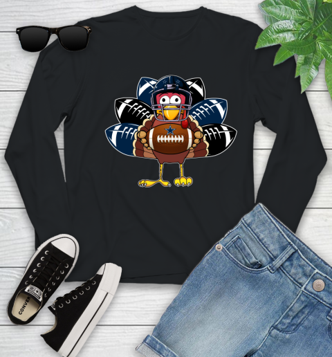 Dallas Cowboys Turkey Thanksgiving Day Youth Long Sleeve 2