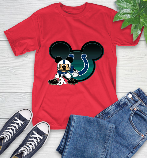 NFL Indianapolis Colts Mickey Mouse Disney Football T Shirt T-Shirt 10