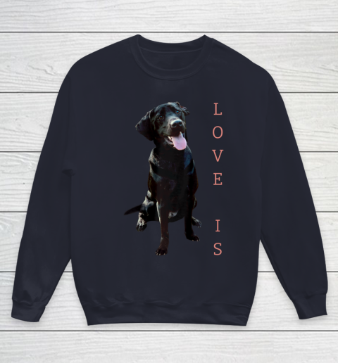 Dog Mom Shirt Labrador Retriever Shirt Women Men Kids Black Lab Dog Mom Youth Sweatshirt 2