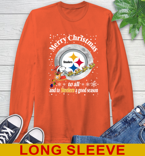 Pittsburgh Steelers Merry Christmas To All And To Steelers A Good Season NFL Football Sports Long Sleeve T-Shirt 4
