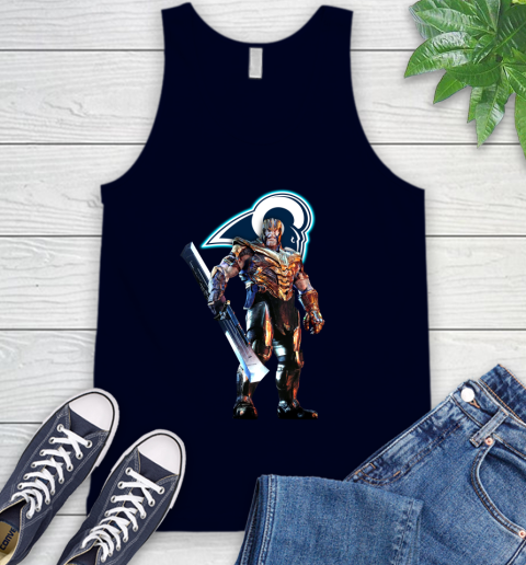 NFL Thanos Gauntlet Avengers Endgame Football Los Angeles Rams Tank Top 3