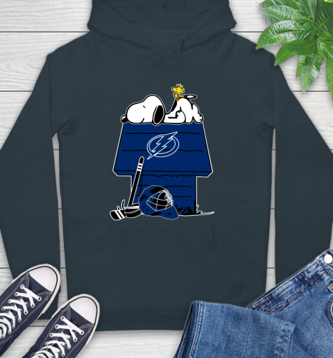 Tampa Bay Lightning NHL Hockey Snoopy Woodstock The Peanuts Movie Hoodie 7