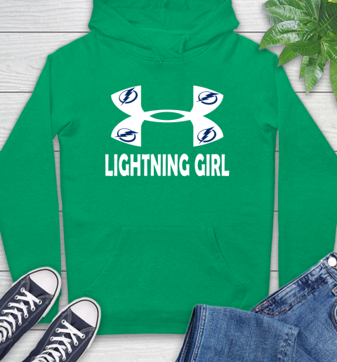 NHL Tampa Bay Lightning Girl Under Armour Hockey Sports Hoodie 8
