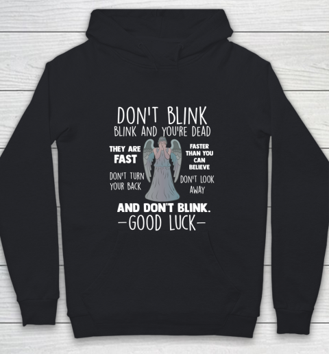 Doctor Who Weeping Angel Don't Blink Youth Hoodie