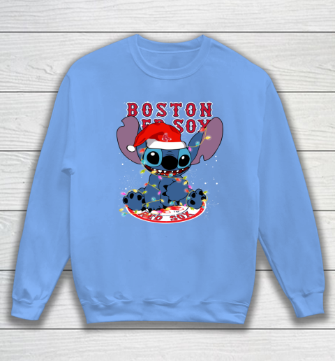 Boston Red Sox MLB noel stitch Baseball Christmas Sweatshirt 7