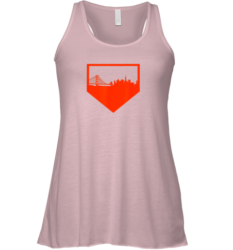kekm san francisco baseball vintage sf pride the city giant gift flowy tank 32 front soft pink
