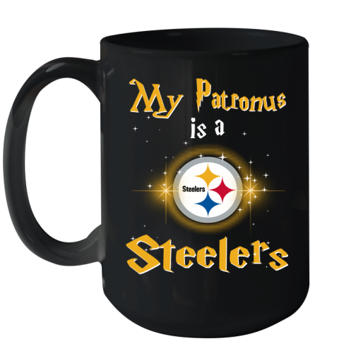 NFL Football Harry Potter My Patronus Is A Pittsburgh Steelers Ceramic Mug 15oz