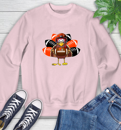 Cleveland Browns Turkey Thanksgiving Day Sweatshirt 9
