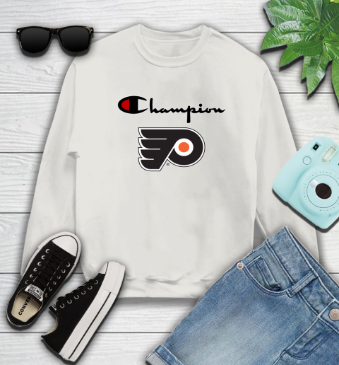 NHL Hockey Philadelphia Flyers Champion Shirt Sweatshirt 9