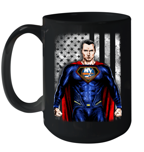 NHL Hockey New York Islanders Superman DC Shirt Ceramic Mug 15oz