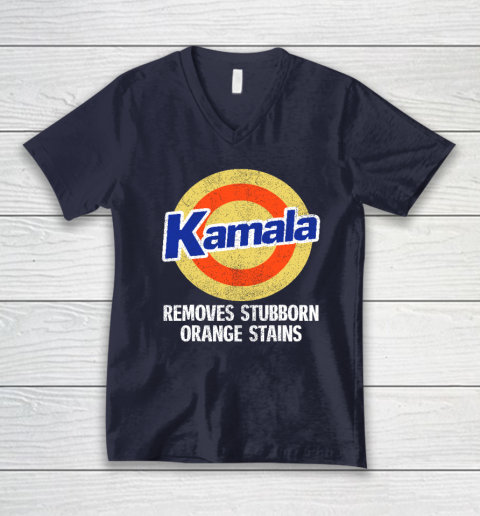Kamala Removes Stubborn Orange Stains, Kamala Harris 2024 V-Neck T-Shirt 2