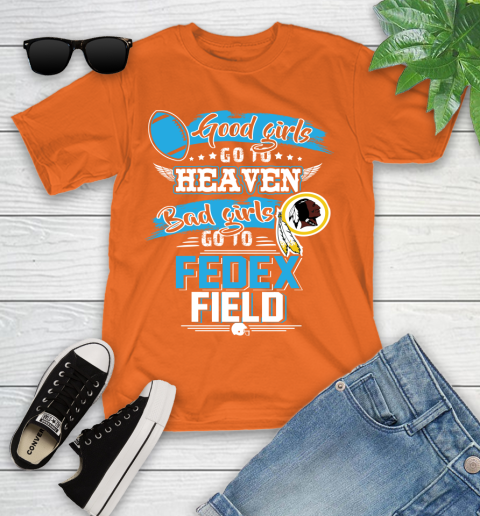 Washington Redskins NFL Bad Girls Go To Fedex Field Shirt Youth T-Shirt 9