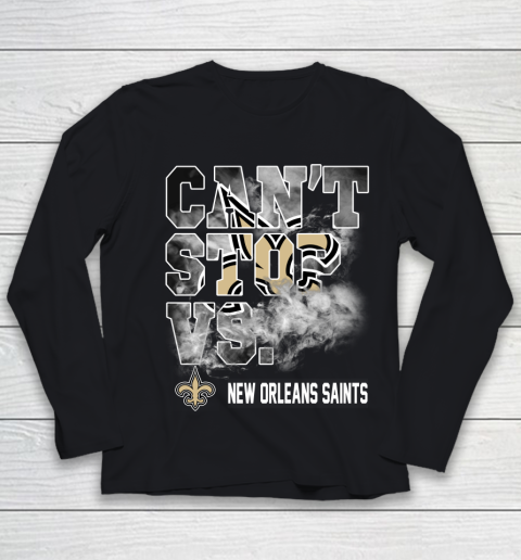 NFL New Orleans Saints Can't Stop Vs Youth Long Sleeve