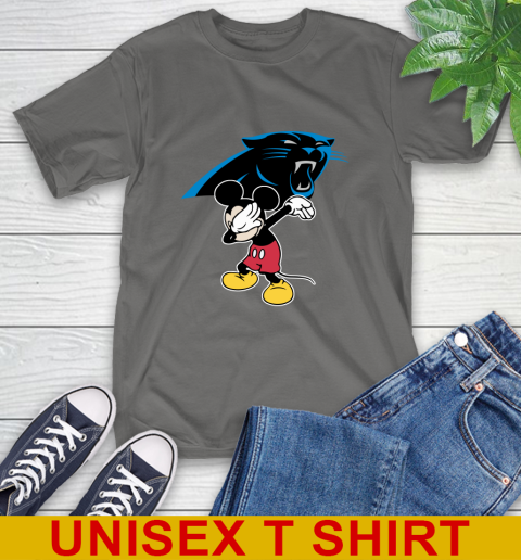 Carolina Panthers NFL Football Dabbing Mickey Disney Sports T-Shirt 8