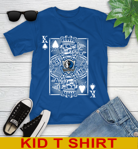 Dallas Mavericks NBA Basketball The King Of Spades Death Cards Shirt Youth T-Shirt 10