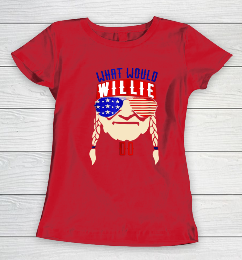 Willie Nelson shirt What would Willie do Women's T-Shirt 9