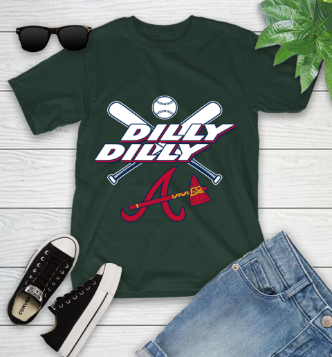 MLB Atlanta Braves Dilly Dilly Baseball Sports Youth T-Shirt 5