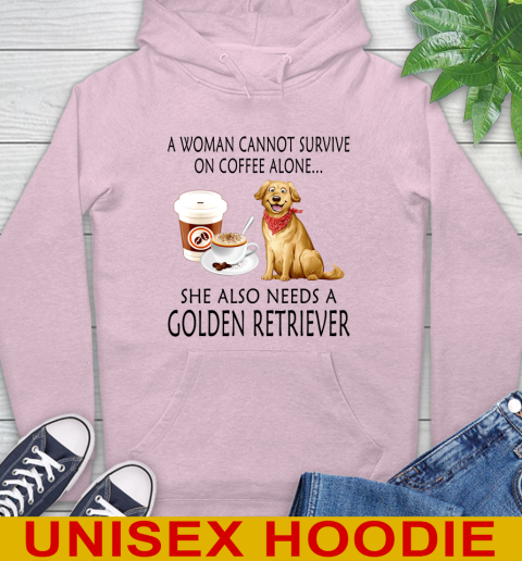Women cannot survive on coffee alone she also need a GOLDEN tshirt 20