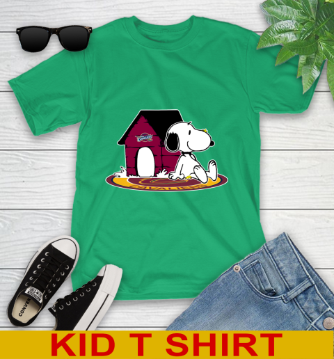 NBA Basketball Cleveland Cavaliers Snoopy The Peanuts Movie Shirt Youth T-Shirt 6