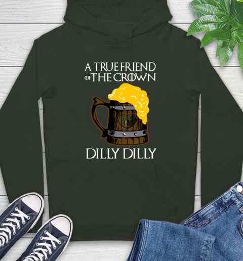 NBA Memphis Grizzlies A True Friend Of The Crown Game Of Thrones Beer Dilly Dilly Basketball Hoodie 12