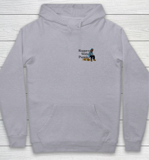 Rappers With Puppies Front and Back Youth Hoodie 4