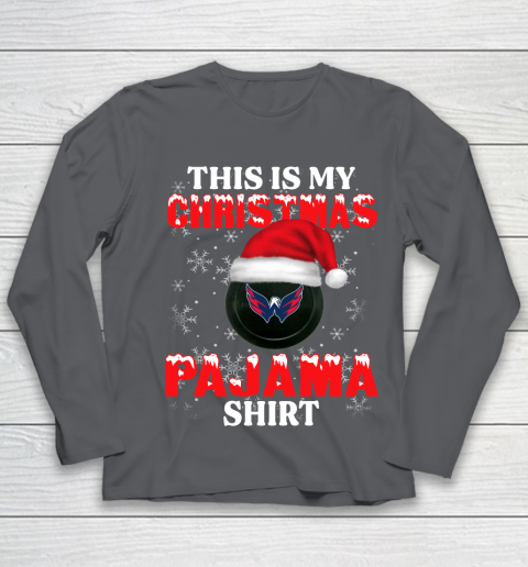 Washington Capitals This Is My Christmas Pajama Shirt NHL Youth Long Sleeve 6