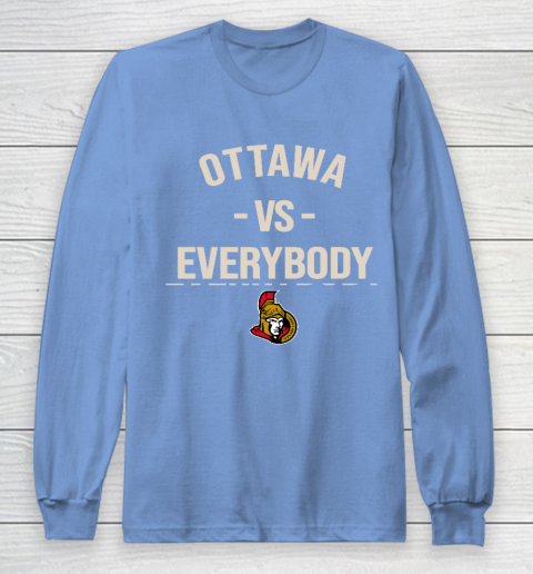 Ottawa Senators Vs Everybody Long Sleeve T-Shirt 8