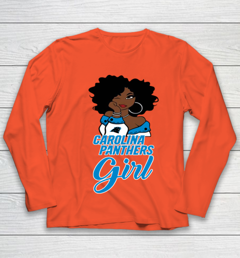 Carolina Panthers Girl NFL Youth Long Sleeve 4