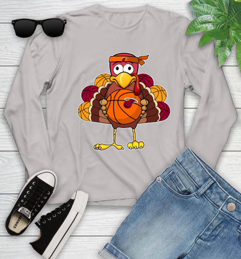 Miami Heat Turkey thanksgiving day Youth Long Sleeve 12