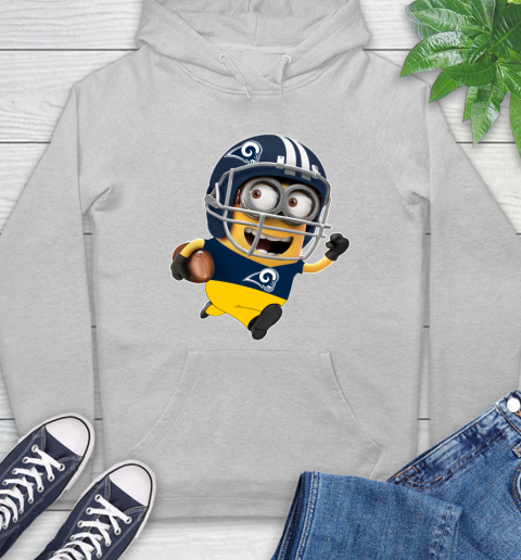 NFL Los Angeles Rams Minions Disney Football Sports Hoodie 6