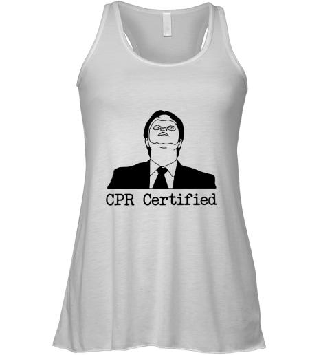 First Aid Fail CPR Certified The Office Racerback Tank