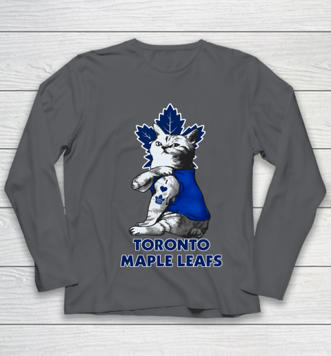 NHL My Cat Loves Toronto Maple Leafs Hockey Youth Long Sleeve 6