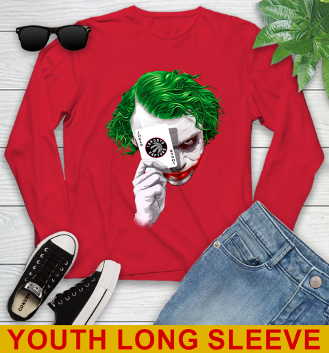 Toronto Raptors NBA Basketball Joker Card Shirt Youth Long Sleeve 11