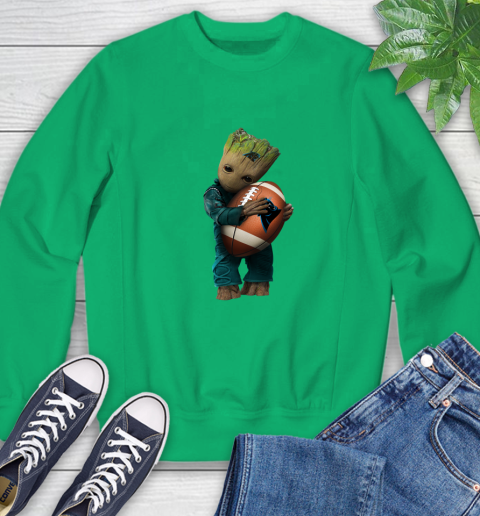 NFL Groot Guardians Of The Galaxy Football Sports Carolina Panthers Sweatshirt 6