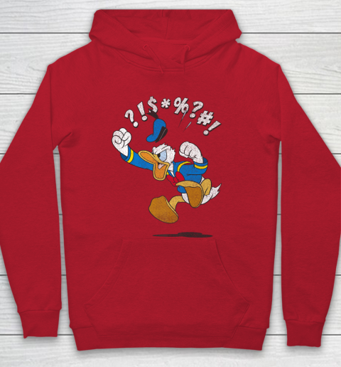 Disney Mickey And Friends Donald Angry Jump Hoodie 7