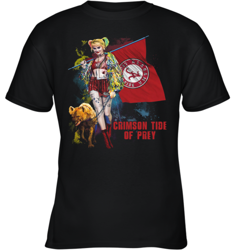 Harley Quinn Crimson Tide Of Prey Youth T-Shirt