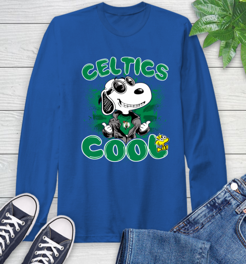 NBA Basketball Boston Celtics Cool Snoopy Shirt Long Sleeve T-Shirt 11