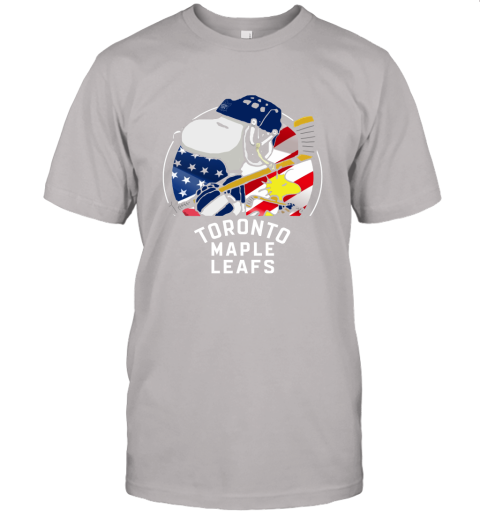 Toronto Mapples Leafs Ice Hockey Snoopy And Woodstock NHL Unisex Jersey Tee