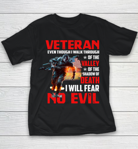 Veteran Shirt  Fear No Evil Youth T-Shirt
