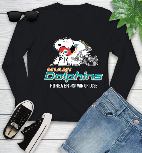NFL The Peanuts Movie Snoopy Forever Win Or Lose Football Miami Dolphins 126
