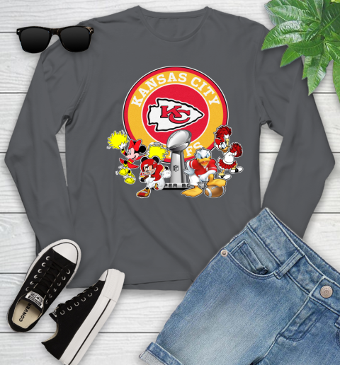 Kansas City Chiefs super bowl 2019 2020 mickey mouse minnie mouse donald duck daisy duck football shirt 129