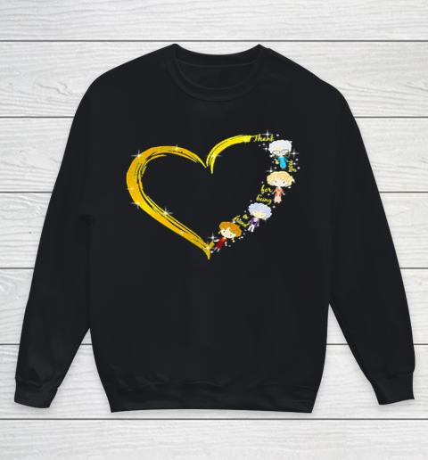 Heart The Golden Girls Thank you for being a friend Youth Sweatshirt