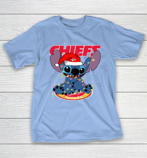 Kansas City Chiefs NFL Football noel stitch Christmas T-Shirt 8